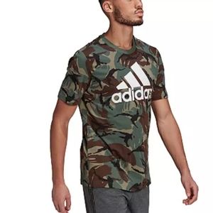 Adidas short sleeve army shirt